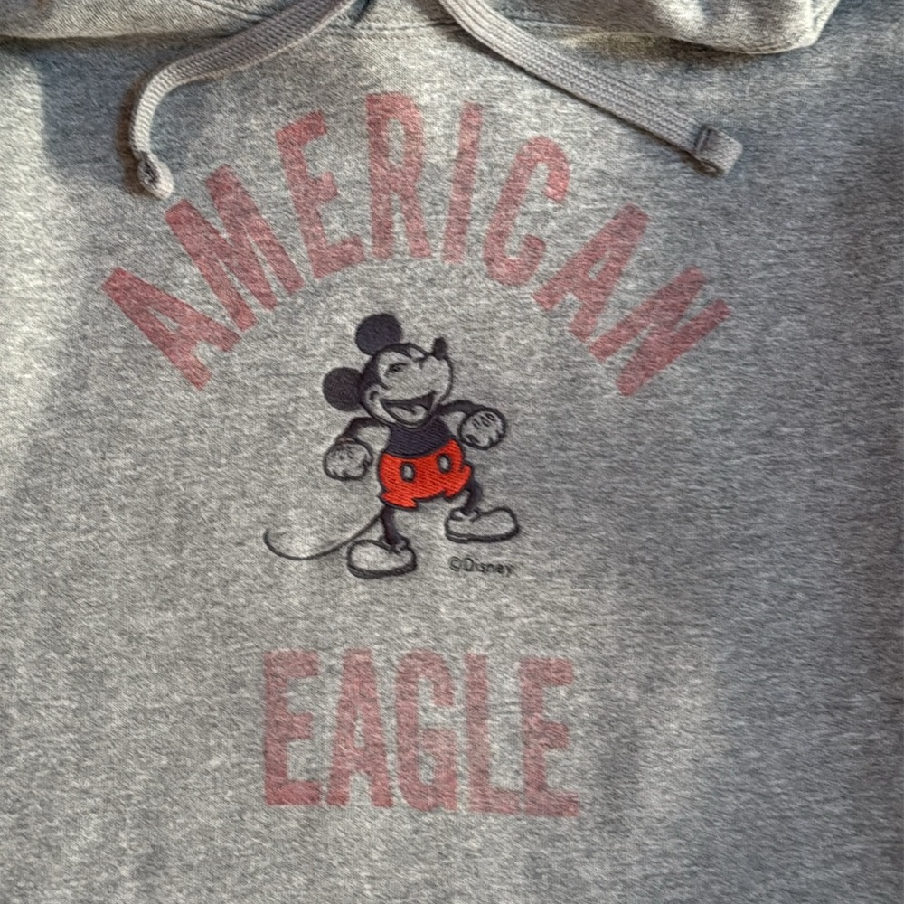 Disney x AE Collab Mickey Mouse Super Soft Fleece Hoodie - Picture 7 of 10